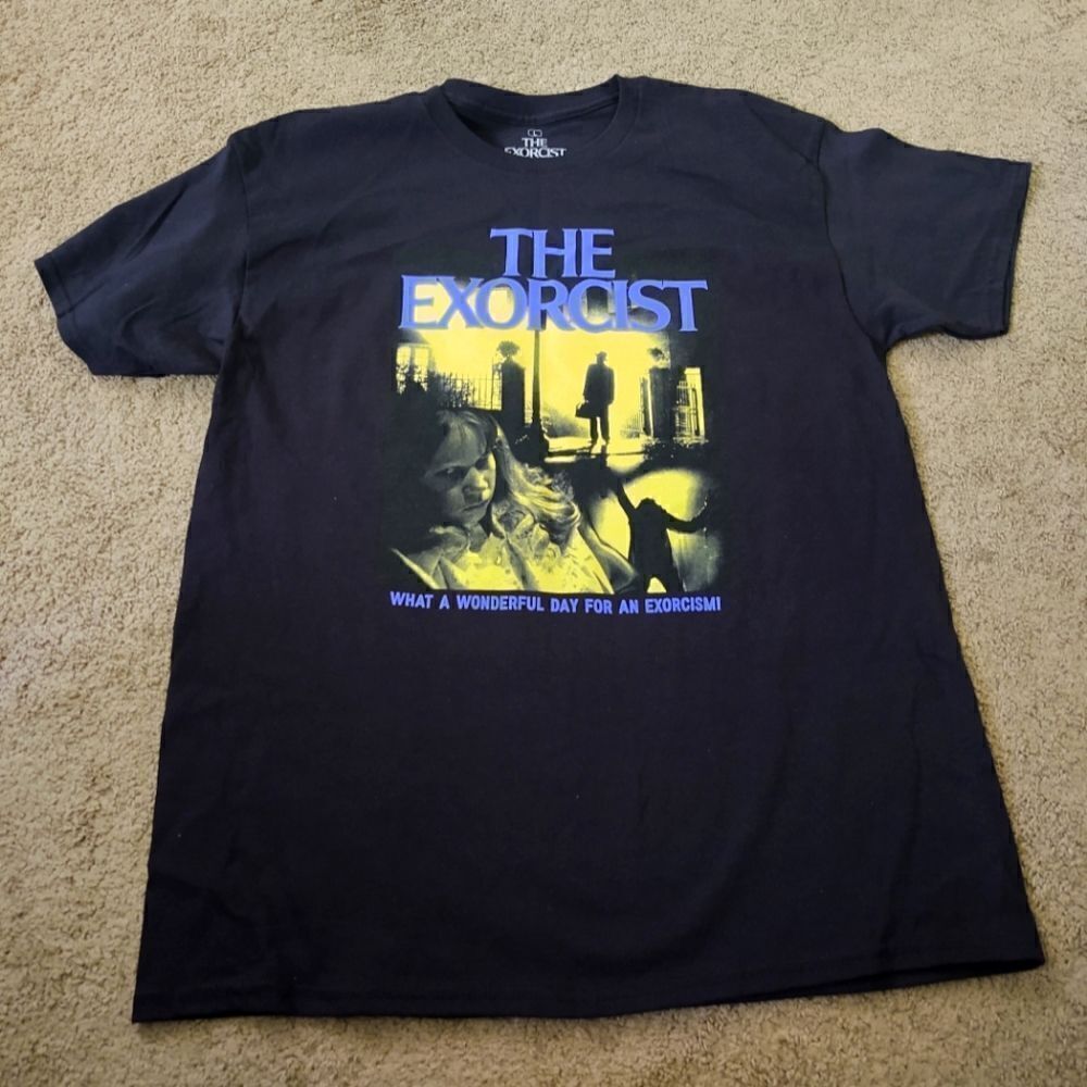The Exorcist Graphic T-shirt Men's Size Large Black SS BRAND NEW WITHOUT TAGS